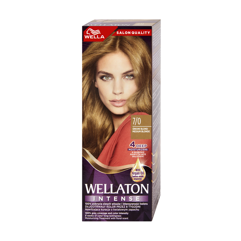 Інтенсивна крем-фарба для волосся WELLA Wellaton Intense Color Cream 7/0 Осіннє листя, 110 мл